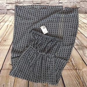 NWT H&M Strapless Patterned Maxi Dress